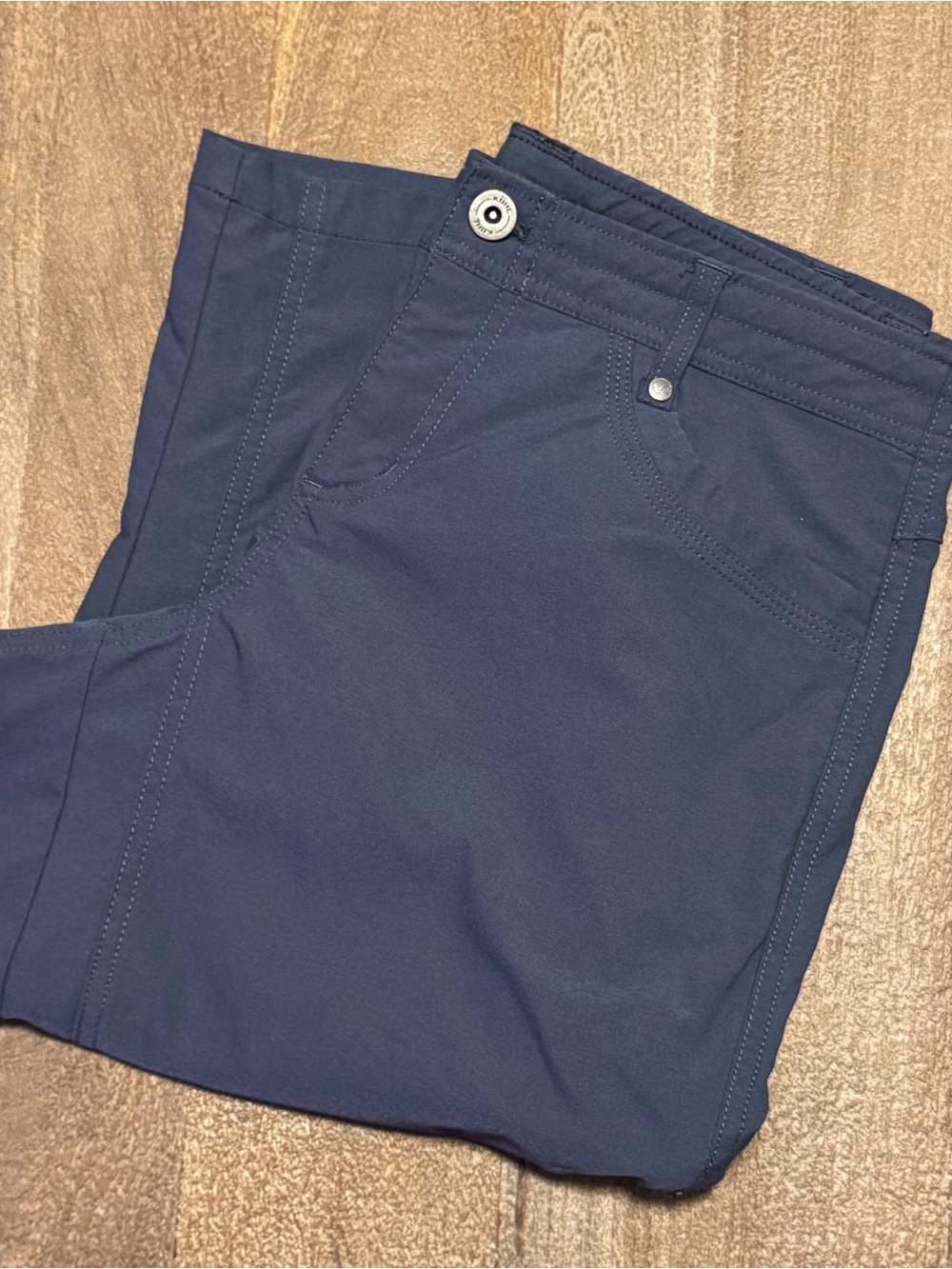 KUHL Women's Trekr Kapri Hiking Pants Navy Size 8